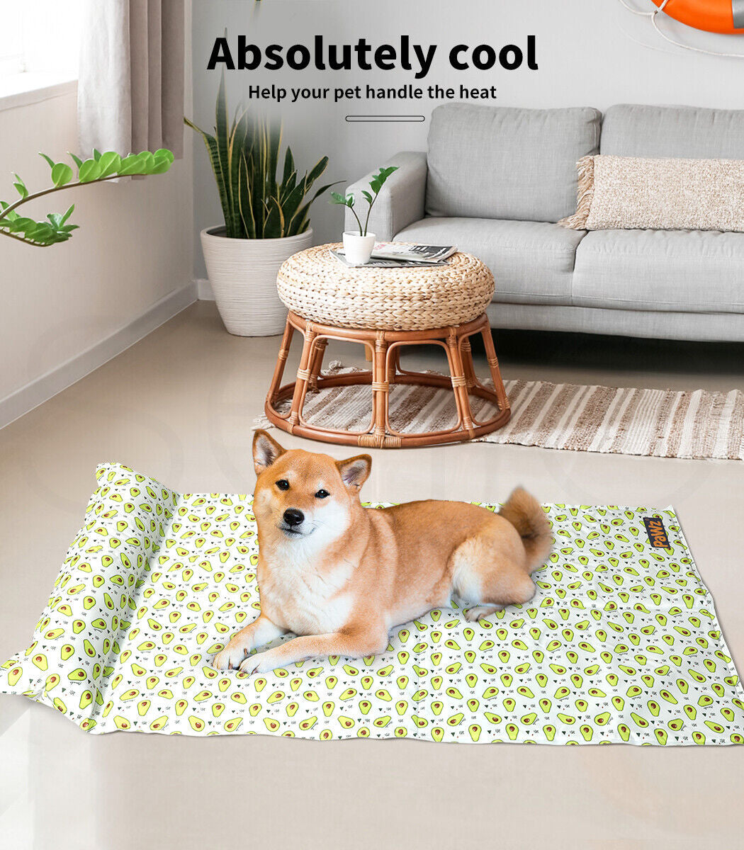 Pawz Pet Cooling Mat Dog Cat Gel Non-Toxic Bed Pillow Sofa Self-Cool Summer Pad