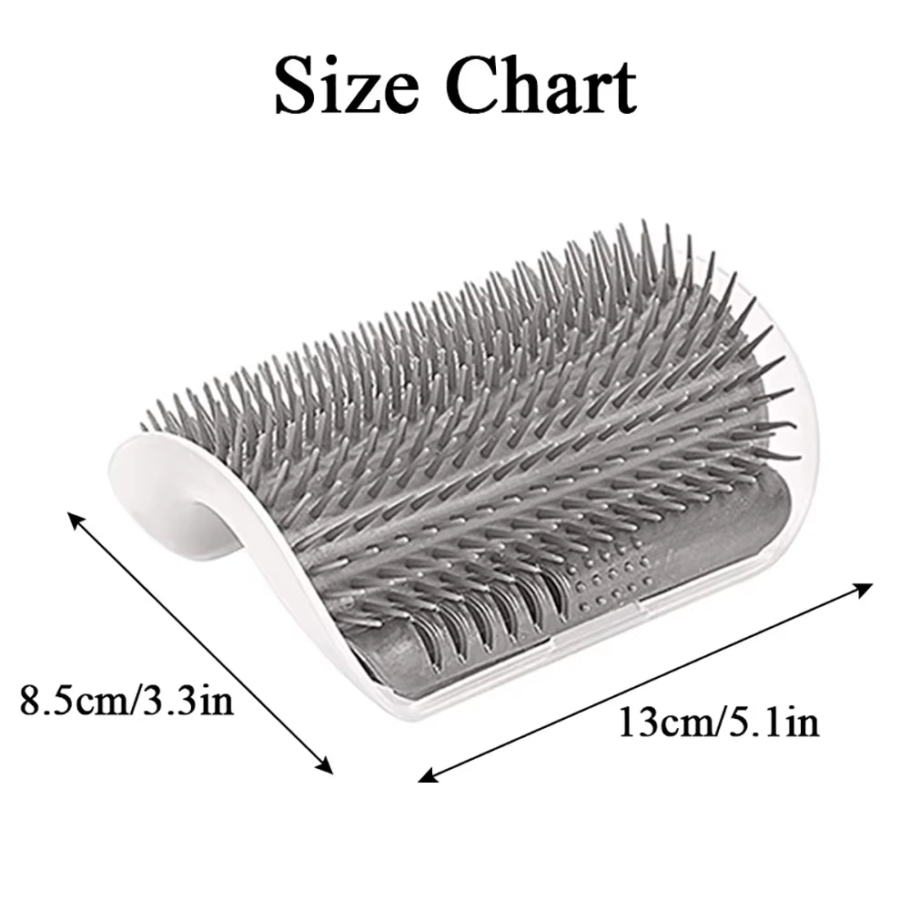 Cat Corner Hair Scrubber Brush Comb Massager Cat Corner Hair Scraping Friction Pet Beauty Products Face Cleaning Itching Scraper