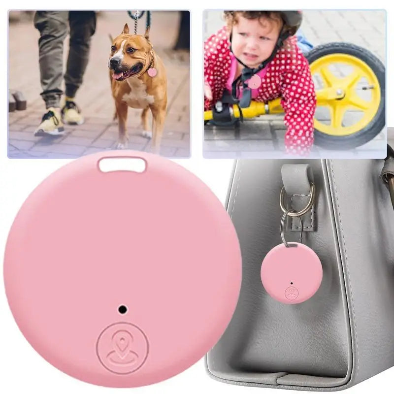 Mini GPS Locator Antilost Alarm Wallet Keychain Smart Tag Bluetooth-Compatible Tracer Keychain Dog Pet Child Tracker Key Finder