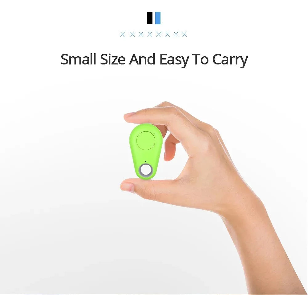 Mini Fashion Smart Dog Pets Bluetooth 4.0 GPS Tracker Anti-Lost Alarm Tag Wireless Child Bag Wallet Key Finder Locator