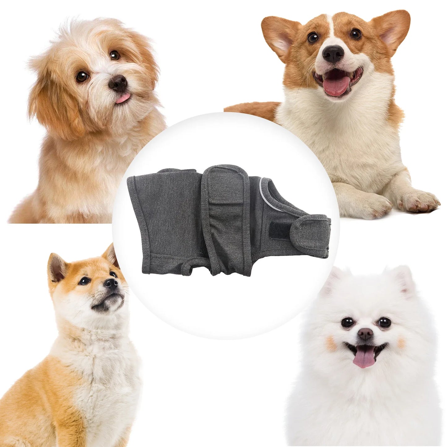 Classic Dog Anxiety Jacket Breathable Thunder Vest for Dogs Thunder Vest for Dogs Anxiety Shirt Dog Clothes for Anxiety Stress